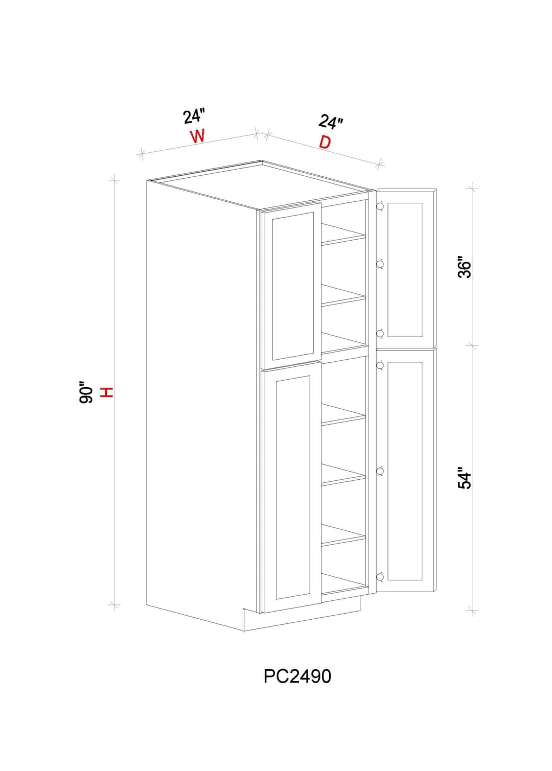 Pantry Cabinet - 24"W x 90"H x 24"D - - 4D - zet9cnl88j3dh2kjfqyw@2x.jpg
