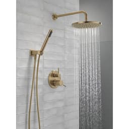 Delta Modern Gold 1-Spray Raincan Wall Mount Fixed and Handheld Shower Head 1.75 GPM in Champagne Bronze 342702-CZ - zfnacktwsbifbfwffnet@2x.jpg