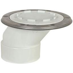 Knockout Offset Closet Flange, 4 x 3 in, Hub, PVC - zigrlaic52raeglc34cx@2x.jpg