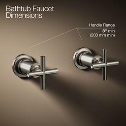 Purist Deck or Wall Mounted Cross Handles for Tub Faucet - zjeqqctn50zjiwzqyzcz@2x.jpg