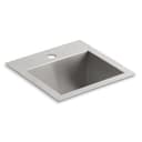 Vault 15" Drop In or Undermount Single Basin Stainless Steel Bar Sink with Single Faucet Hole - zjfts25lvbbit05uym2v@2x.jpg