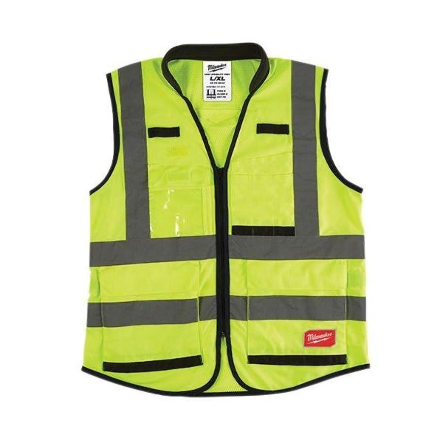 Performance Safety Vest, L/XL, Hi-Viz Yellow, Polyester, Hook and Loop/Zipper Closure, 15 Pockets, ANSI Class Class 2, ANSI/ISEA 107-15 Type R - zkduvlewwe85vfnovo7w@2x.jpg