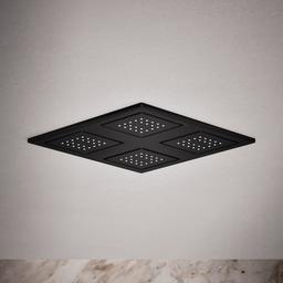 WaterTile Rain 9-7/8" Square 2.4 GPM Overhead Showering Panel with Four 22-Nozzle Fully Adjustable Sprayheads Featuring MasterClean Sprayfaces - zl6tkr6rzbdk3qucmekv@2x.jpg