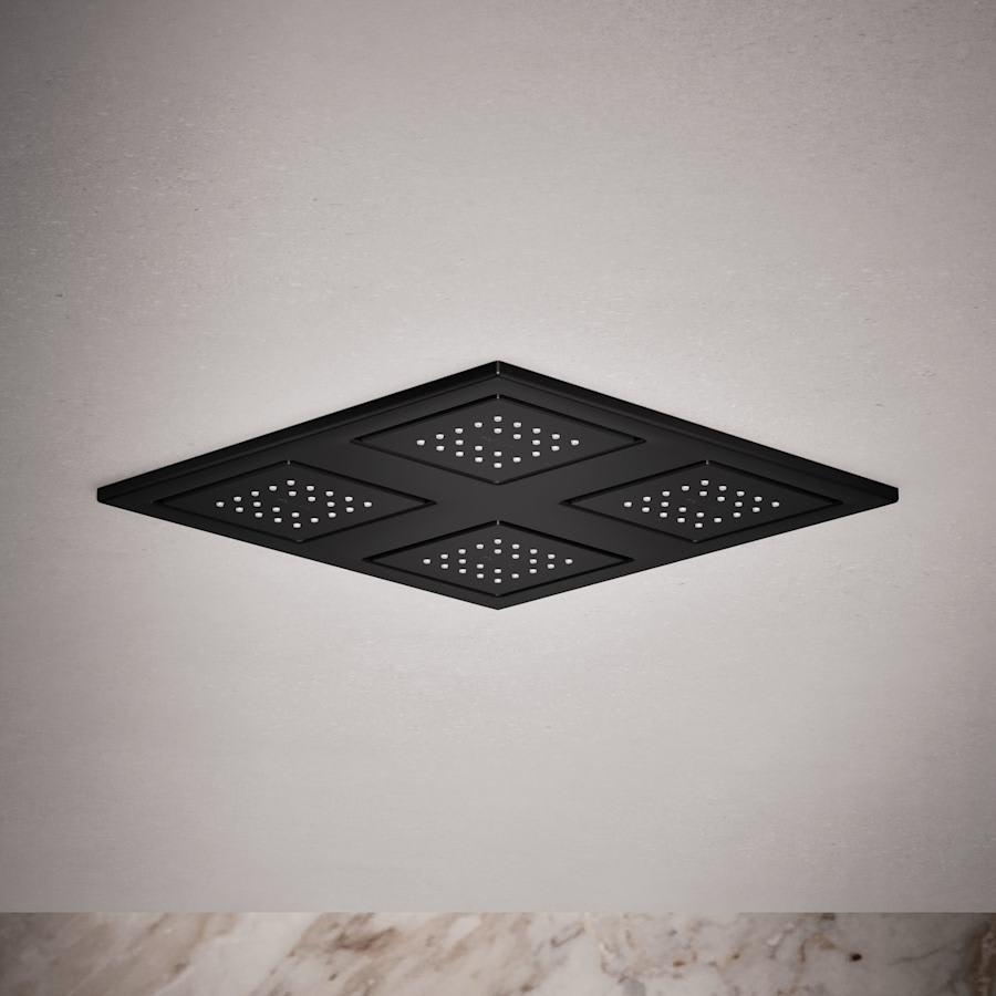 WaterTile Rain 9-7/8" Square 2.4 GPM Overhead Showering Panel with Four 22-Nozzle Fully Adjustable Sprayheads Featuring MasterClean Sprayfaces - zl6tkr6rzbdk3qucmekv@2x.jpg