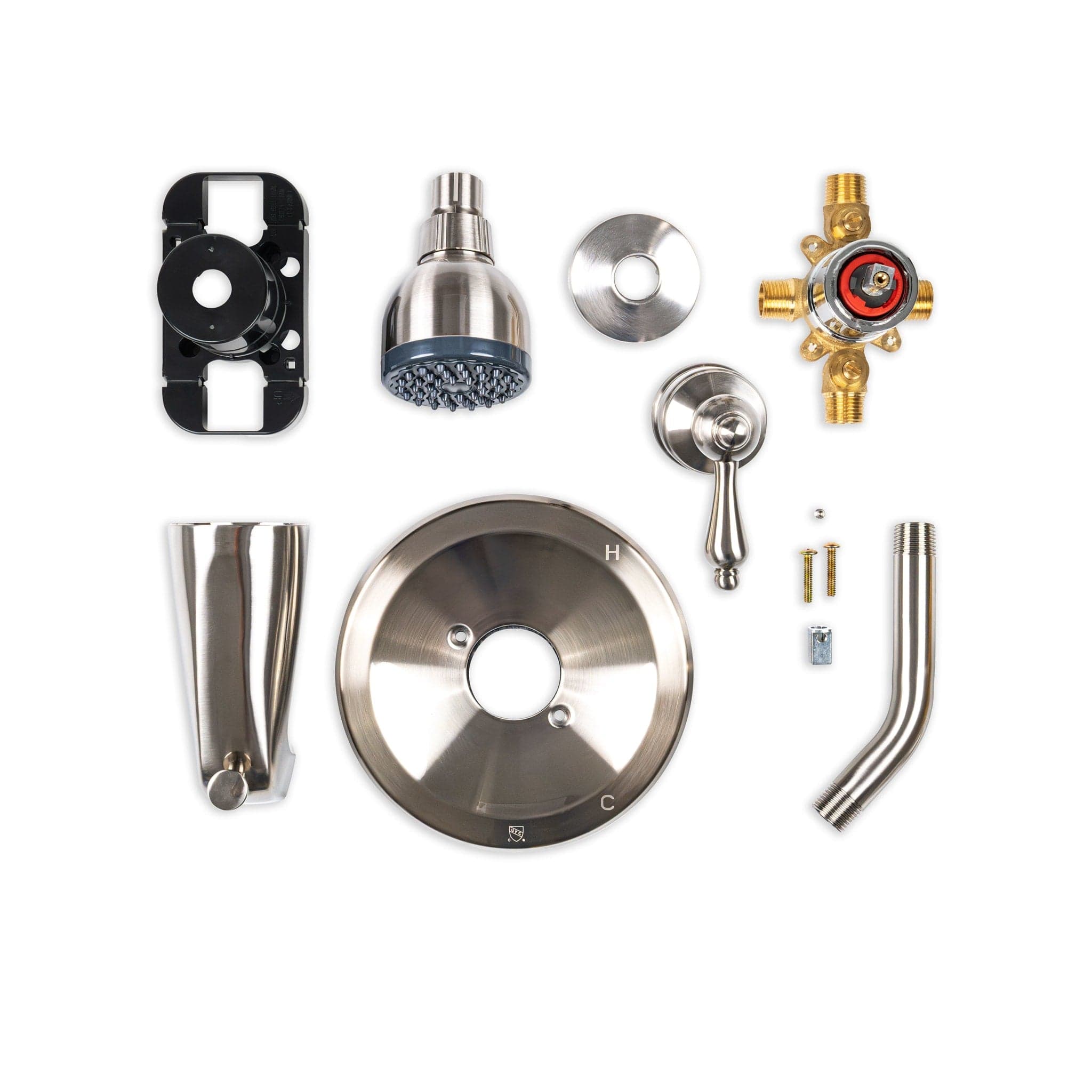 1 Handle Shower/Tub Faucet With Valve- 607 Brush Nickel - zlhapn31yc1m99rjjc48@2x.jpg