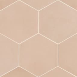 Makoto 10" x 11.5" Hexagon Matte Porcelain Tile in Momoiro Blush - zlllha6yphlr1b09wrs0@2x.jpg