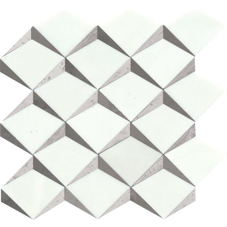 BIZOU WHITE/TAUPE PL CREST/MO