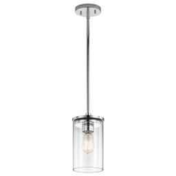 Crosby Single Light 6" Wide Mini Pendant with Clear Glass Shade - zmejghj9dxs2dridr9yr@2x.jpg