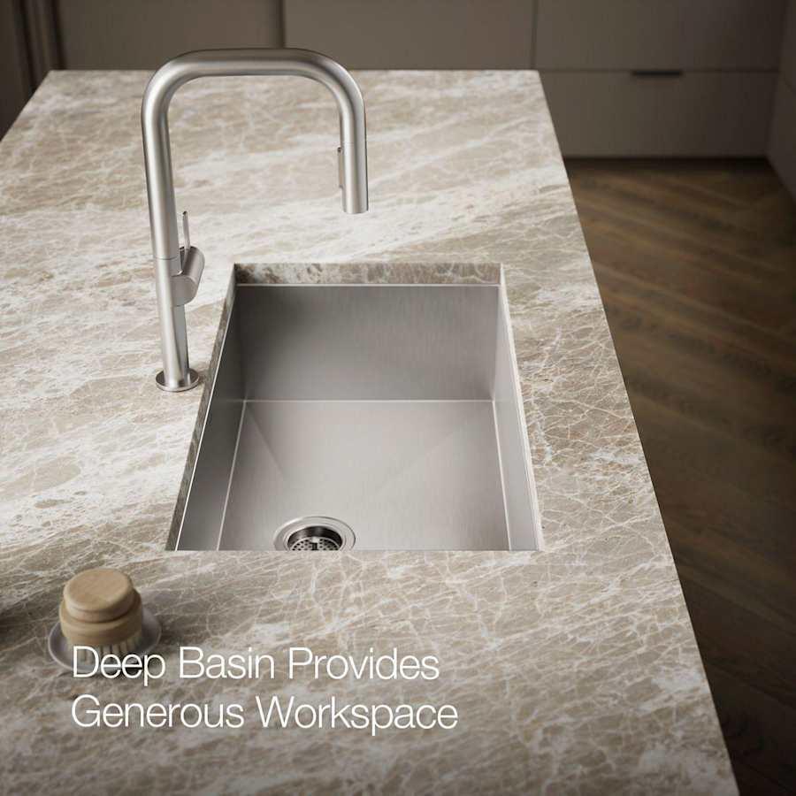 Vault 33" Single Basin Top-Mount/Under-Mount 18-Gauge Stainless Steel Kitchen Sink with SilentShield - zmp9ghzncdgzmazhimpu@2x.jpg