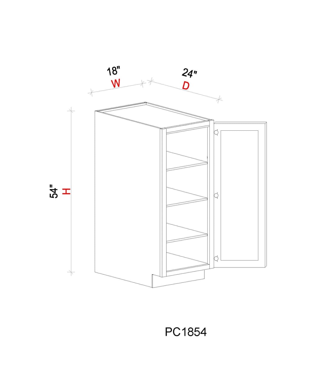 Pantry Cabinet - 18"W x 54"H x 24"D - 1D - zphwqtekrpmylebaeevh@2x.jpg