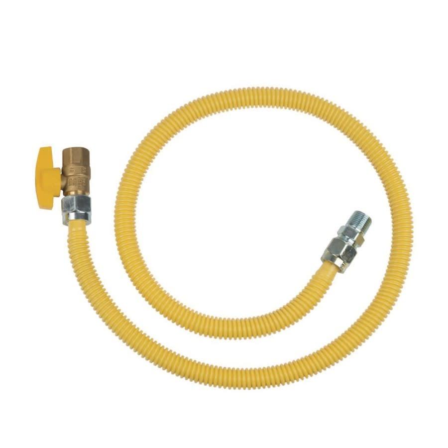 Gas Flex with Ball Valve, 1/2 in ID, 1/2 in, MNPT x FNPT, 48 in L - zqcgrcammgxg5tsi55np@2x.jpg