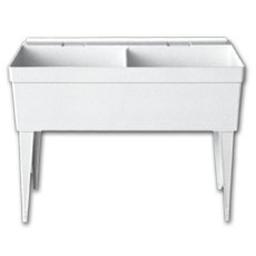 Utility Sink, 1 Basin, Floor Mount, Plastic, White - zrowkajx8gqa6kchqend@2x.jpg