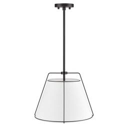 Lise 15 in. 1-Light Black Chandelier with Fabric Shade - zrtjximkybetvngbk1ck@2x.jpg