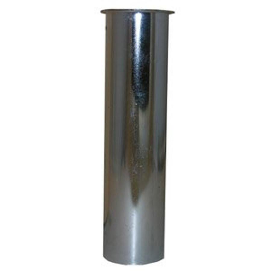 Tubular Tailpiece, 1-1/2 in, Tube x Flange, 22 ga, Chrome - zs60yoqnw2xtadrmmfeh@2x.jpg