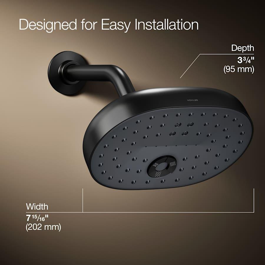 Statement 1.75 GPM Multi Function Shower Head with MasterClean Sprayface and Katalyst Air Induction Technology - zspu83fmmmpwdlddwtps@2x.jpg