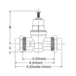 Water Pressure Regulator, 1 in, Union C, Bronze - ztcsbnu0gno9wfsgsogm@2x.jpg