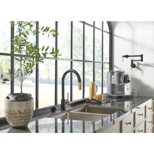 Litze Single Handle Arc Spout Pull Down Kitchen Faucet with Knurled Handle - Limited Lifetime Warranty - ztsdpswsemzi9qs27aiu_x500.jpg