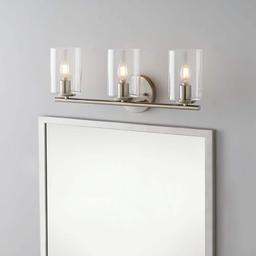 Champlain 22.375 in. 3-Light Brushed Nickel Modern Bathroom Vanity Light with Clear Glass Shades - zuvyjgxgoqb1aahhuecn@2x.jpg