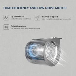 29.3 in. Wall Mount Range Hood Tempered Glass 900 CFM in Stainless Steel with LED Light and Remote Control - zvnnrjh24bxzccdydk3g@2x.jpg