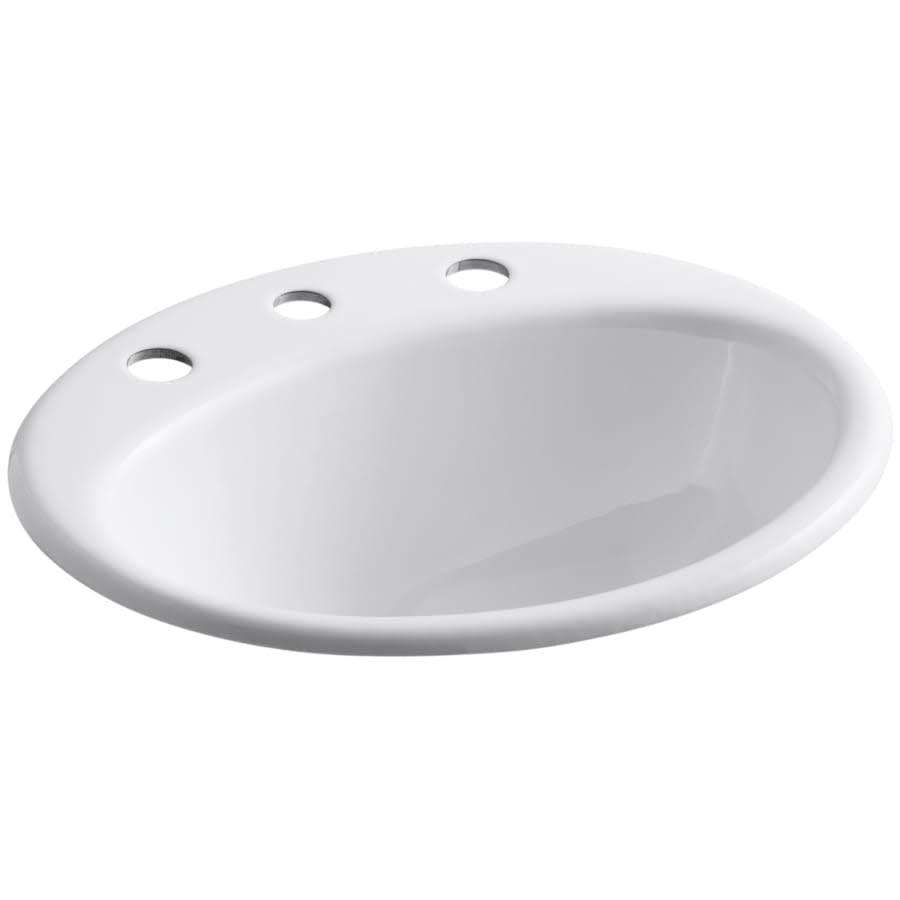 Farmington 19-1/4" Oval Cast Iron Drop In Bathroom Sink with Overflow and 3 Faucet Holes at 8" Centers - zwgw4itateovahunbaox@2x.jpg