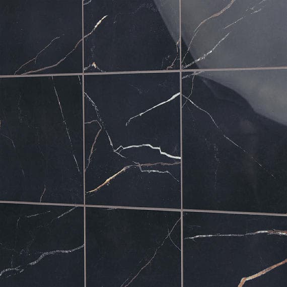 Perpetuo Infinite Black Square 24X24 Polished