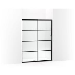 Elate 70-1/2" High x 53-5/8" Wide Sliding Framed Shower Door with Clear Decorative Grid Glass - zxwnvcwvmxmtphurfcnn_800x500@2x.jpg