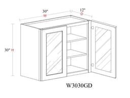Wall Cabinet - 30"W x 30"H x 12"D Glass Door Only - zz4gur4eugao7viev9kk@2x.jpg