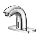 Sensor Activated, Electronic, Pedestal Hand Washing Faucet for Tempered or Hot/Cold Water Operation with 4" Trim Plate. Battery Powered - zz7xc7iooqgmlginvwxo@2x.jpg