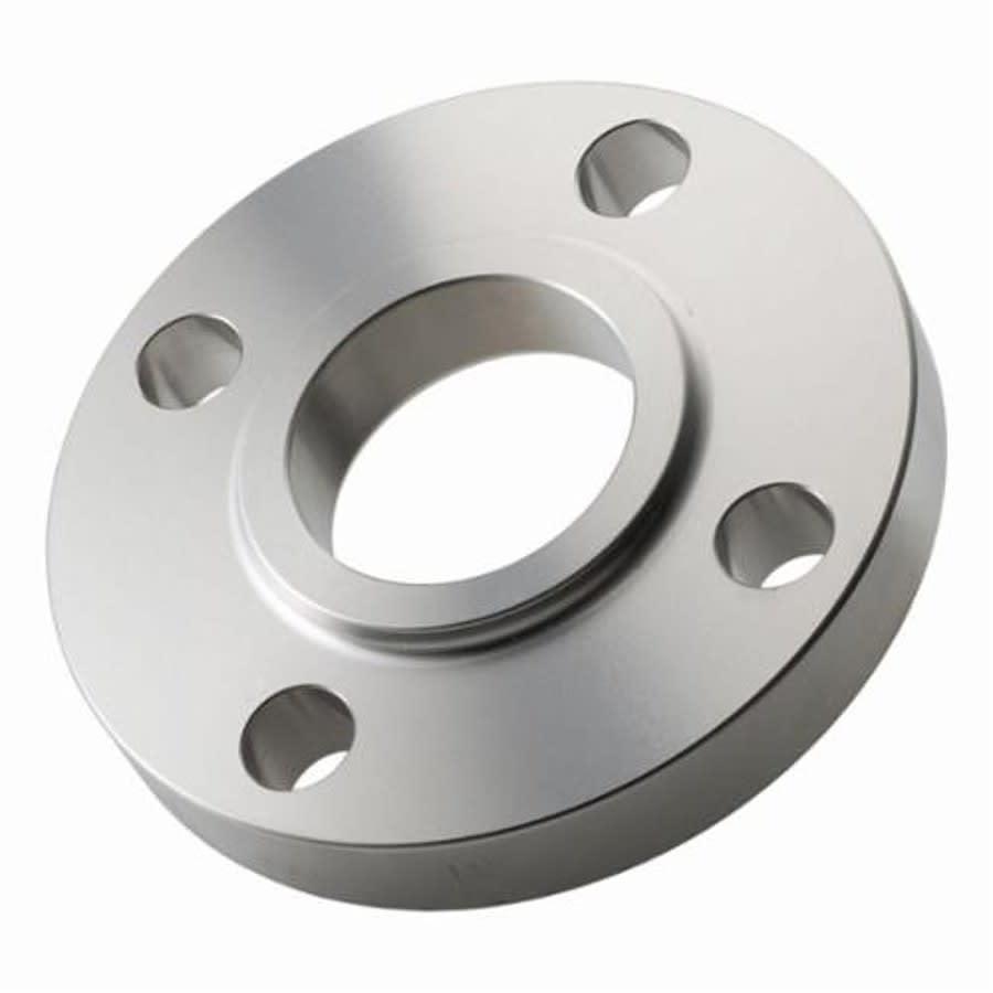 Flat Face Flange, 2-1/2 in, Lap Joint, 150 lb, 7 in OD, 3/4 in Bolt Hole Size, 304/304L Stainless Steel