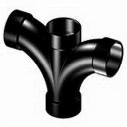 DWV Double Fixture Fitting, 2 x 1-1/2 x 2 x 2 in, Hub, ABS - aemjx0evsbodyhtgox19_3e91c9d4-047b-4843-a613-21a71787f465@2x.jpg