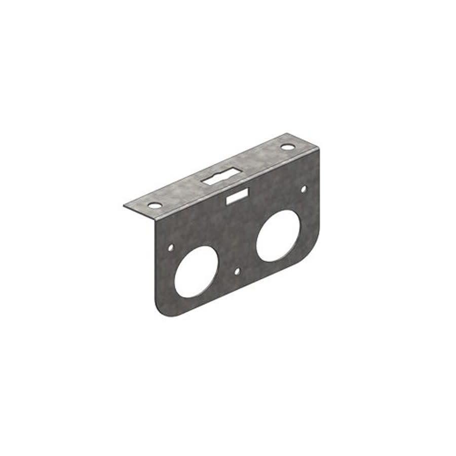 Single Line Support Bracket, 25 lb, Cold Rolled Steel, Galvanized