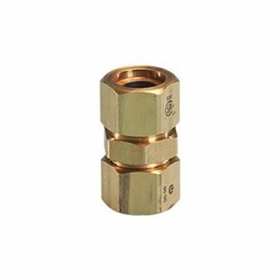 AutoFlare® Gas Coupling, 3/4 in, Comp, Brass