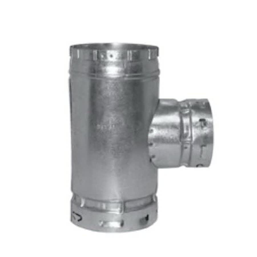 Round Vent Tee, 4 in Dia