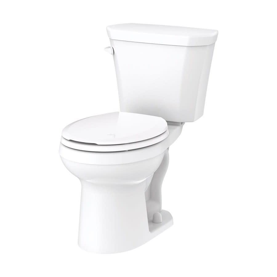 Viper® Toilet Bowl, Floor Mount, 12 in Rough, Round, White