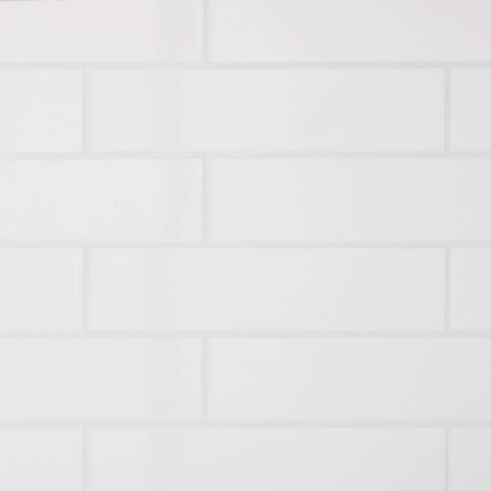 Restore 3 in. x 12 in. Ceramic Bright White Subway Tile (12 sq. ft./Case)