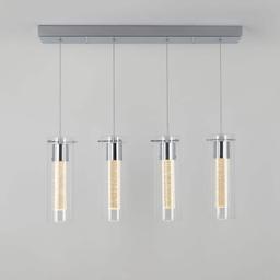 Essence 27-Watt 4 Light Chrome Modern Integrated LED Pendant Light Fixture for Dining Room or Kitchen - chrome-artika-pendant-lights-ome59b-hd2d-76_1000@2x.jpg