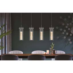 Essence 27-Watt 4 Light Chrome Modern Integrated LED Pendant Light Fixture for Dining Room or Kitchen - chrome-artika-pendant-lights-ome59b-hd2d-e1_1000@2x.jpg