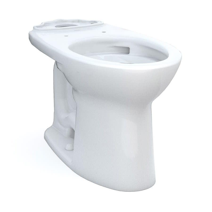 Drake® Toilet Bowl, Floor Mount, 10 in Rough, ADA, Elongated, White