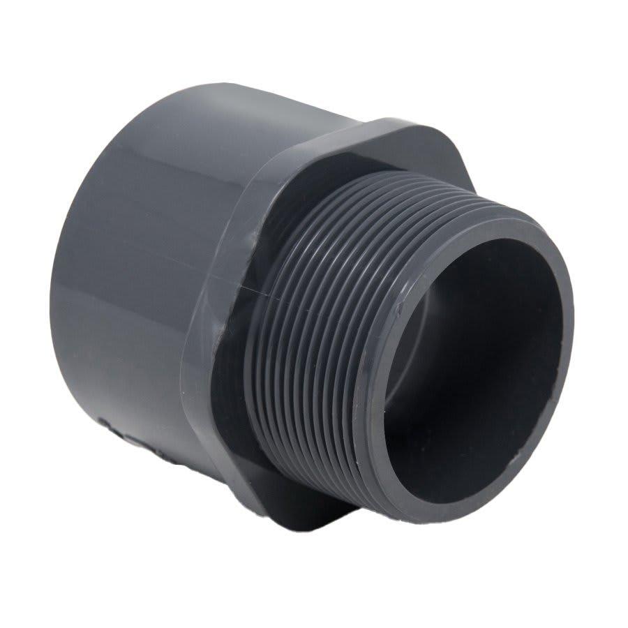Male Adapter, 3/4 in, Socket x MNPT, SCH 80/XH, PVC