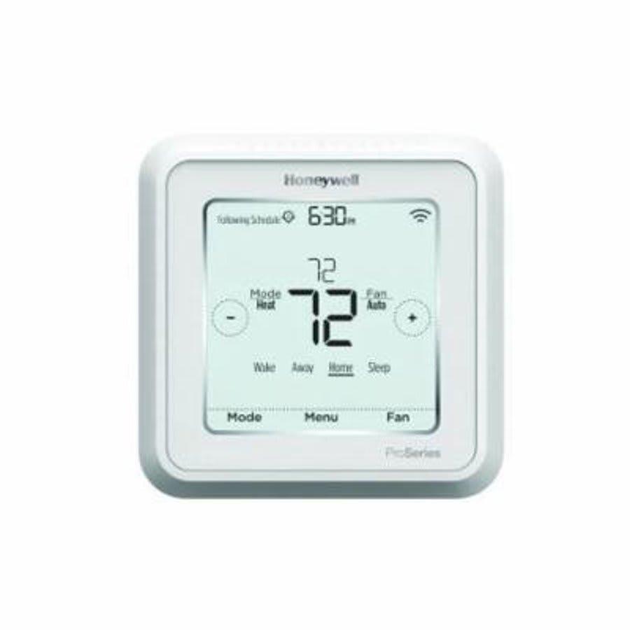 Tradeline® 6000 Thermostat, Programmable Thermostat, 40 to 90 deg F Heat/50 to 99 deg F Cool Control, Relay Switch, RC, R, C, W, W2 - AUX, Y, Y2, O/B, G, K, E, U, L/A, S, S Terminal