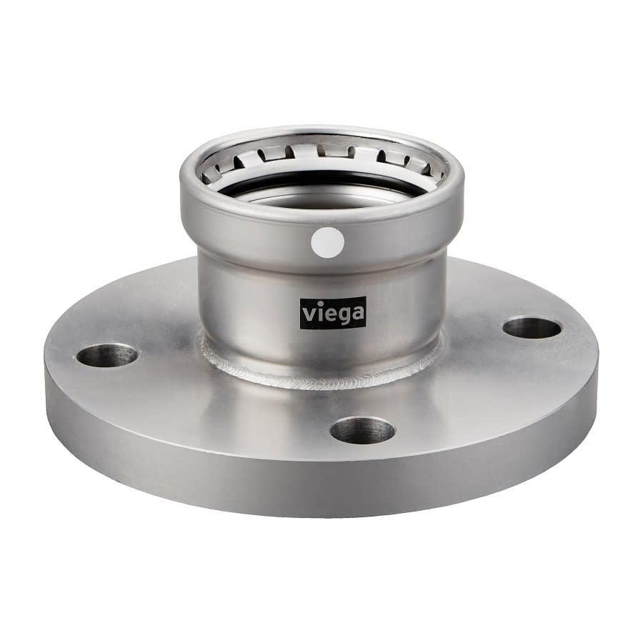 Flat Face Flange, 3 in, Press, 7-1/2 in OD, 4 Bolt Holes, 150 lb, Carbon Steel