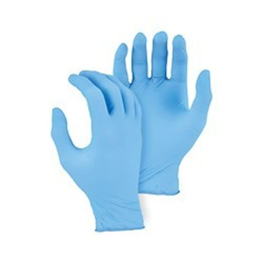 Non-Sterile Single Use Disposable Gloves, XL, Nitrile, Blue Violet, Non-Powdered, Textured Finger Tip, 3 mil THK, Application Type: Industrial Grade, Ambidextrous Hand