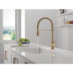 Trinsic 1.8 GPM Single Hole Pre-Rinse Pull Down Kitchen Faucet - delta-9659-dst-alternate-image-146@2x.jpg