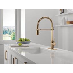 Trinsic 1.8 GPM Single Hole Pre-Rinse Pull Down Kitchen Faucet - delta-9659-dst-alternate-image-148@2x.jpg