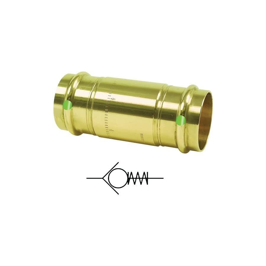 Spring Check Valve, 1 in, Press, Bronze