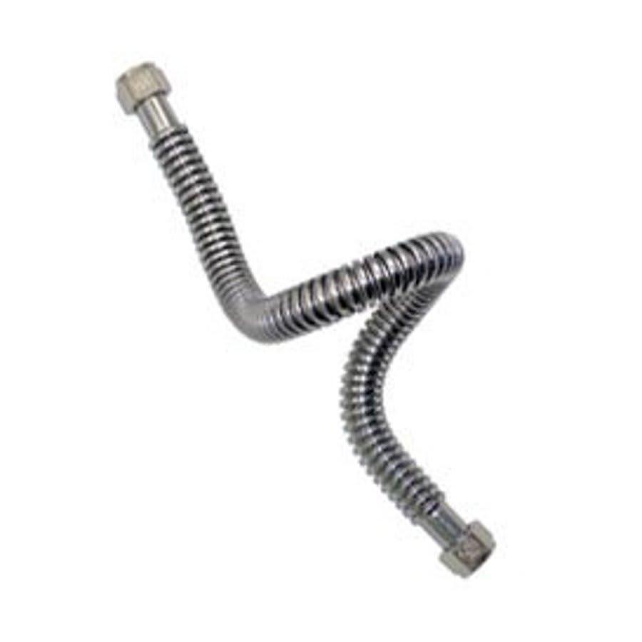 Corrugated Water Heater Flex, 1 in, FNPT, 24 in L, Stainless Steel