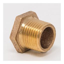 Hex Head Bushing, 3/4 x 1/8 in, MNPT x FNPT, Lead Free Brass, Rough Brass - edd8sicq0ijcibreqmxw_cad79f4b-09c4-4d94-a0c2-95c1eb1920be@2x.jpg
