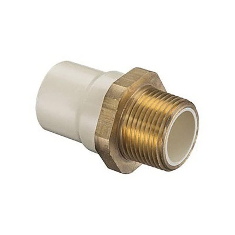 Male Adapter, 2 in, Socket x MNPT Brass, SCH 40/STD, CPVC