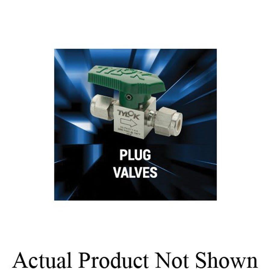 Ty-Flo® Plug Valve, 1/4 in, Comp, Stainless Steel