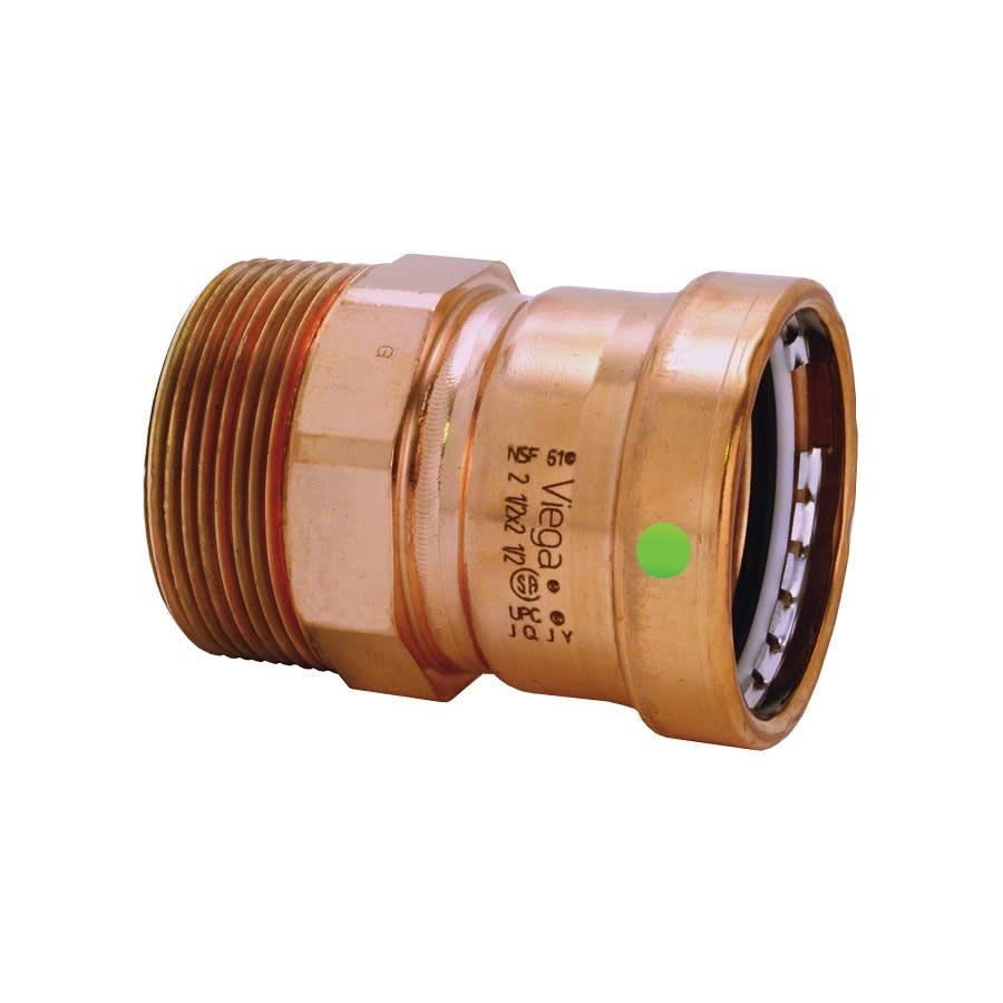Male Adapter, 3 in, Press x MNPT, Copper